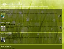 Tablet Screenshot of landleben-literatur.blogspot.com