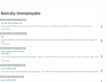 Tablet Screenshot of basicallyunemployable.blogspot.com