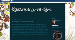 Desktop Screenshot of kreatingwithkami.blogspot.com