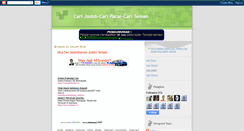 Desktop Screenshot of carijodohidaman.blogspot.com