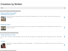 Tablet Screenshot of creationsbykimber.blogspot.com