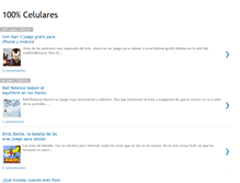 Tablet Screenshot of 100celulares.blogspot.com