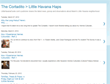 Tablet Screenshot of littlehavanaguide.blogspot.com