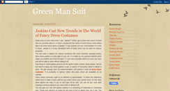 Desktop Screenshot of green-man-suit.blogspot.com