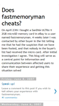 Mobile Screenshot of doesfastmemorymancheats.blogspot.com