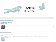 Tablet Screenshot of antic-chic.blogspot.com