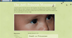 Desktop Screenshot of anti-princess-movement.blogspot.com