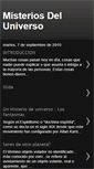 Mobile Screenshot of misteriosdeluniversoaqui.blogspot.com