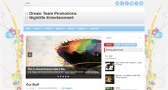 Desktop Screenshot of dreamteampromo.blogspot.com