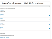 Tablet Screenshot of dreamteampromo.blogspot.com