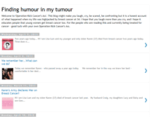 Tablet Screenshot of findinghumourinmytumour.blogspot.com