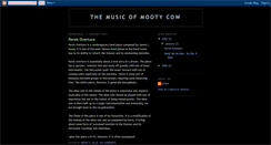 Desktop Screenshot of musicmootycow.blogspot.com