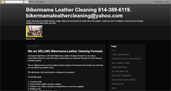 Desktop Screenshot of bikermamaleathercleaning.blogspot.com