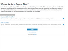 Tablet Screenshot of johnfoppe.blogspot.com