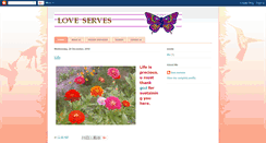 Desktop Screenshot of loveserves.blogspot.com