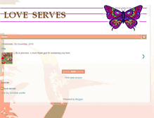 Tablet Screenshot of loveserves.blogspot.com