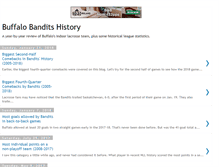 Tablet Screenshot of banditshistory.blogspot.com