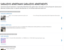 Tablet Screenshot of apartmansarajevo.blogspot.com