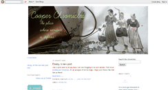 Desktop Screenshot of cooperschronicles.blogspot.com