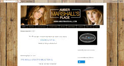 Desktop Screenshot of ambermarshallsplace.blogspot.com
