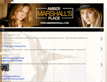Tablet Screenshot of ambermarshallsplace.blogspot.com