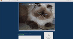 Desktop Screenshot of ajudeosbichos.blogspot.com
