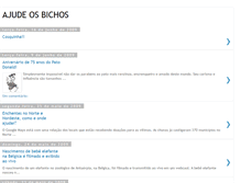 Tablet Screenshot of ajudeosbichos.blogspot.com