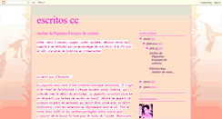 Desktop Screenshot of escritoscc.blogspot.com