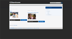 Desktop Screenshot of 123tamilnews.blogspot.com