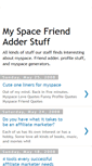 Mobile Screenshot of myfriendbuilder.blogspot.com