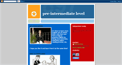 Desktop Screenshot of pre-intermediatelevelenglishcei-anier.blogspot.com