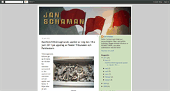 Desktop Screenshot of janschaman.blogspot.com