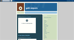 Desktop Screenshot of gabiaizpuru.blogspot.com