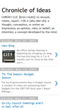 Mobile Screenshot of chronicleofideas.blogspot.com