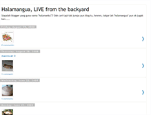 Tablet Screenshot of halamangua.blogspot.com