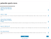 Tablet Screenshot of polandiasportsnews.blogspot.com