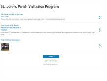 Tablet Screenshot of parishvisitation.blogspot.com
