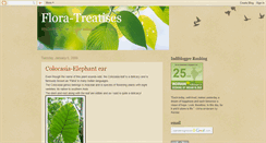 Desktop Screenshot of flora-treatises.blogspot.com