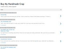 Tablet Screenshot of buymyhandmadecrap.blogspot.com