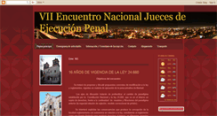 Desktop Screenshot of encuentrojuecesejecucionpenal.blogspot.com