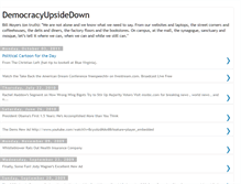 Tablet Screenshot of democracyupsidedown.blogspot.com