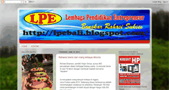 Desktop Screenshot of lpebali.blogspot.com