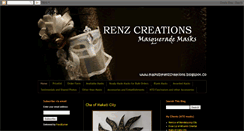 Desktop Screenshot of masksbyrenzcreations.blogspot.com