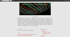 Desktop Screenshot of interferenciaperformance.blogspot.com