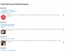 Tablet Screenshot of interferenciaperformance.blogspot.com