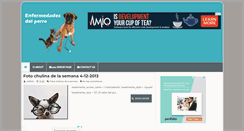 Desktop Screenshot of enfermedadesdelperro.blogspot.com