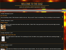 Tablet Screenshot of edgyauthor.blogspot.com