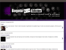 Tablet Screenshot of bogotasinedicion.blogspot.com