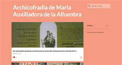 Desktop Screenshot of mariaauxilia.blogspot.com
