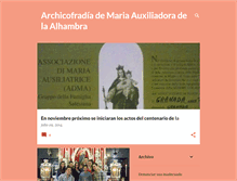 Tablet Screenshot of mariaauxilia.blogspot.com